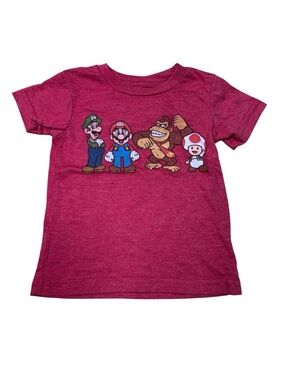 Kids Super Mario Character Tee - Red